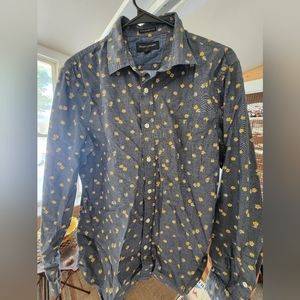 BANANA REPUBLIC MENS BUTTON DOWN SHIRT M